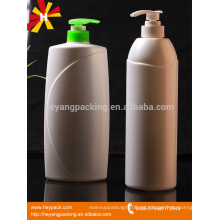 1 litro de champú de HDPE 1000ml de botella de plástico